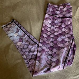 7/8 length mermaid leggings